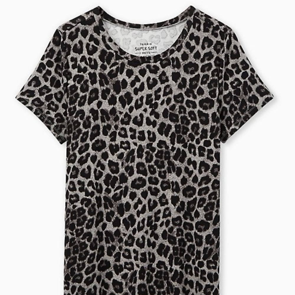 ❤️Torrid Super Soft Leopard Grey